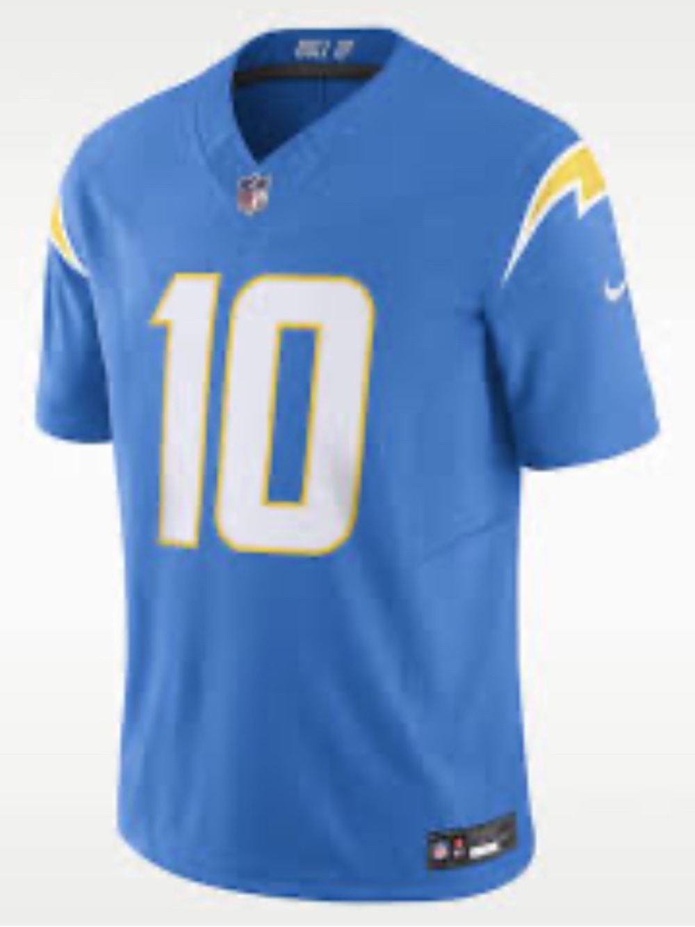 Nike kids Justin Herbert Powder Blue Los Angeles Chargers Game Jersey